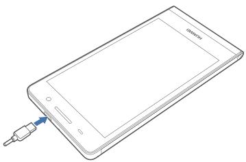 HUAWEI ASCEND P6 - Aufladen des Akkus - 2
