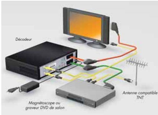 CANAL PLUS DECODEUR TNT+ DE TYPE 1 - CAS A : ANTENNE COMPATIBLE - 1