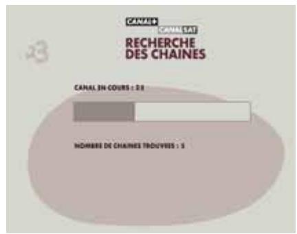 CANAL PLUS DECODEUR TNT+ DE TYPE 3 - ETAPE B: MEMORISATION DES CHAINES DE LA TNT - 2