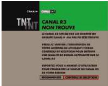 CANAL PLUS DUAL-T - → ETAPE B : MEMORISATION DES CHAINES DE LA TNT - 2