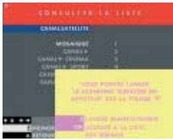 CANAL PLUS MEDIASAT+ A ADATATEUR TNT INTEGRE - ETAPE D: MEMORISATION DES CHAINES GratisITES DE LA TNT - 2