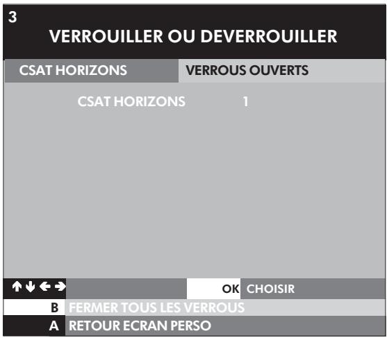 CANAL PLUS PHILIPS DIGITAL SATELLITE RECEIVER - Verrouiller ou déverrouiller des chaînes - 1