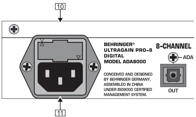 BEHRINGER ADA8000 - 2.COMMANDES ET ConnEXIONS - 2