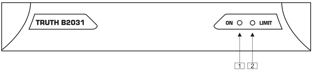 BEHRINGER B2031 - Éléments de contrôle - 1