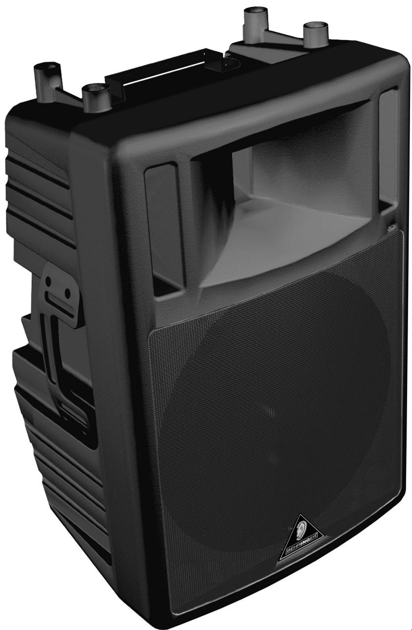 BEHRINGER B300 - Notice d'utilisation - 1