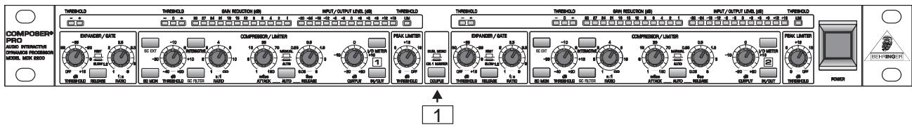 BEHRINGER COMPOSER PRO - COMMANDES ET ConnEXIONS - 1