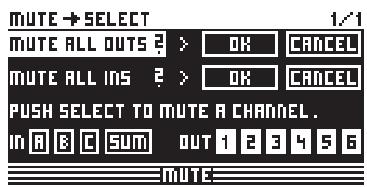 BEHRINGER DCX2496 - Mute des canaux d'entrée et de sortie - 1