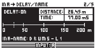 BEHRINGER DCX2496 - DELAY/NAME - 1