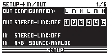 BEHRINGER DCX2496 - Choix de la configuration des sorties - 1