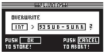 BEHRINGER DCX2496 - Le menu STORE - 2