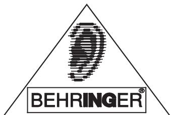 BEHRINGER DI4000 - Notice d'utilisation - 1