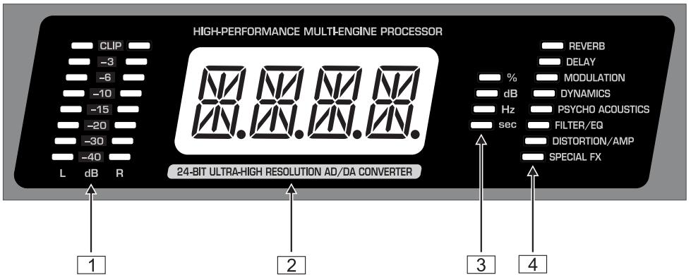 BEHRINGER DSP2024P - Face avant - 1