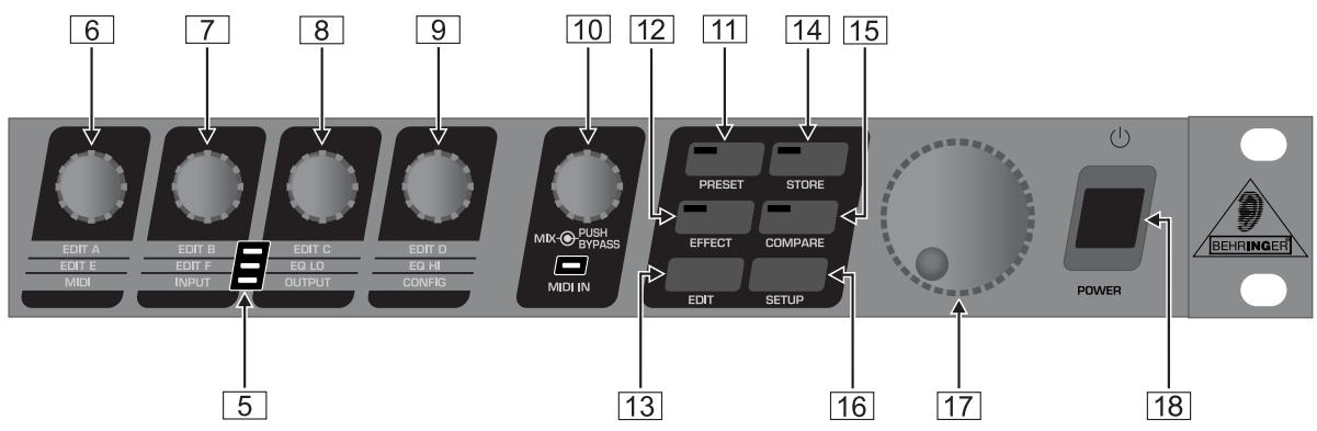 BEHRINGER DSP2024P - Face avant - 2