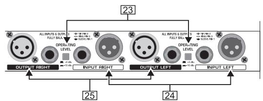 BEHRINGER FBQ2496 - COMMANDES ET ConnEXIONS - 6