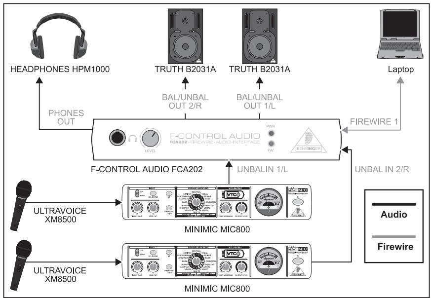BEHRINGER FCA202 - Le FCA202 en studio - 5