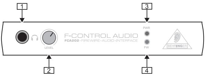 BEHRINGER FCA202 - COMMANDES ET ConnEXIONS - 2