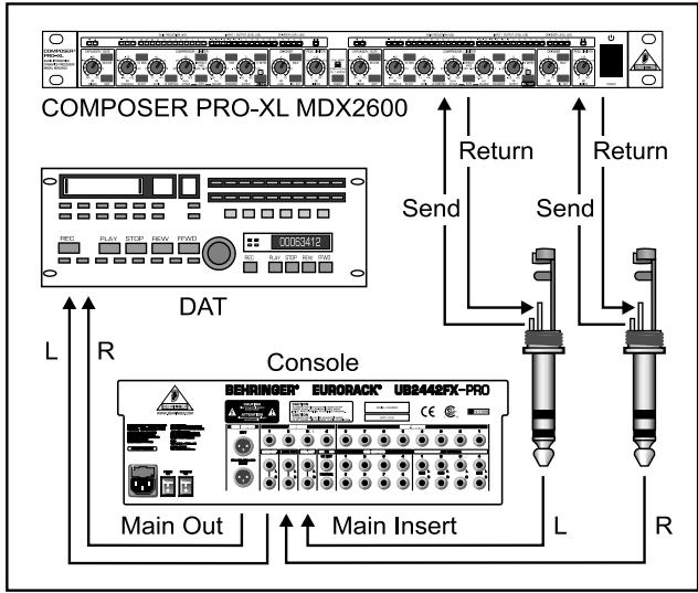 BEHRINGER MDXPROXL - CÂBLAGE - 2