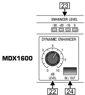 BEHRINGER MDXPROXL - La section enhancer dynamique - 1