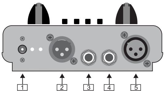BEHRINGER MIC100 - 2.COMMANDES ET CONNEXIONS - 1