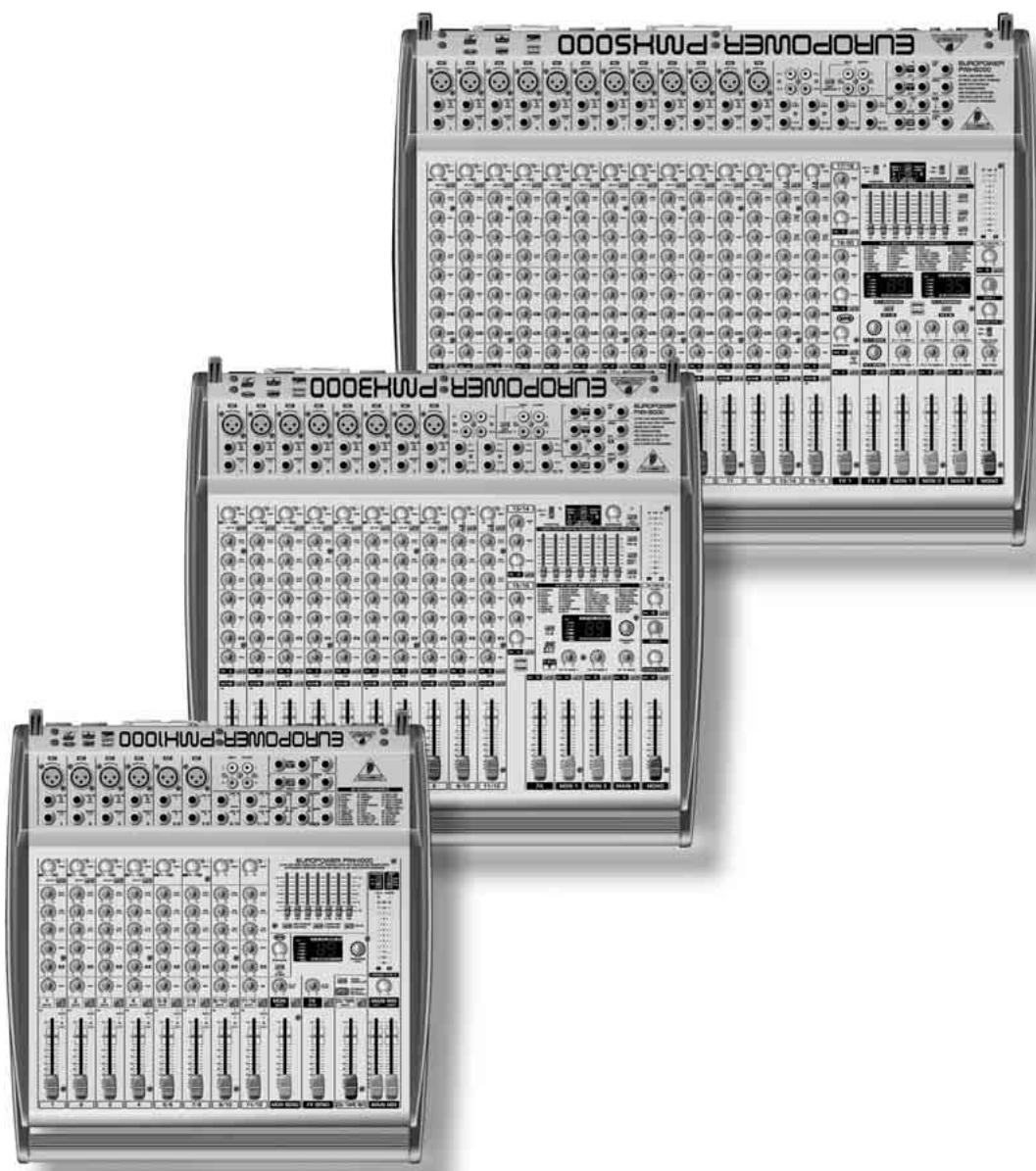 BEHRINGER PMH - Manuel d'utilisation - 1