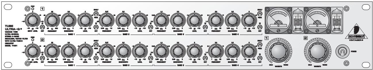 BEHRINGER T1951 - Commandes et connexions - 1