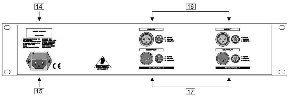 BEHRINGER T1953 - Éléments de fonctionnement - 4