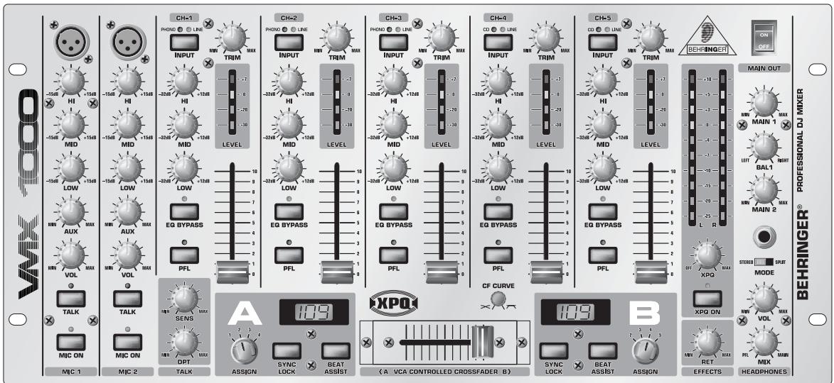BEHRINGER VMX1000 - Manuel d'utilisation - 1