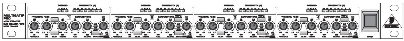 BEHRINGER XR4400 - ÉLÉMENTS DE CONTRÔL - 1
