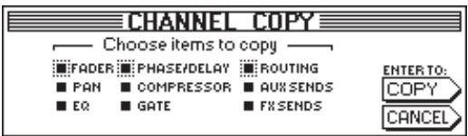 BEHRINGER DDX 3216 - Copier les réglages d'un canal - 3