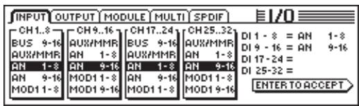 BEHRINGER DDX 3216 - Routing des entrées - 1