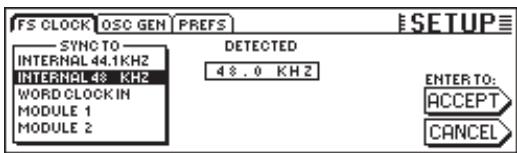 BEHRINGER DDX 3216 - Page FS CLOCK - 3
