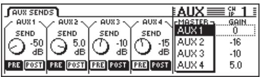 BEHRINGER DDX 3216 - Départs auxiliaires et d'effets - 1