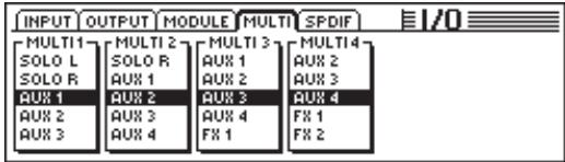 BEHRINGER DDX 3216 - Assigner des signaux aux sorties MULTI - 1