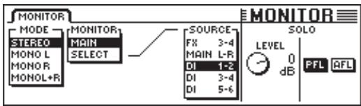 BEHRINGER DDX 3216 - SECTION MONITEURS ET AFFICHAGE DES NIVEAUX - 1