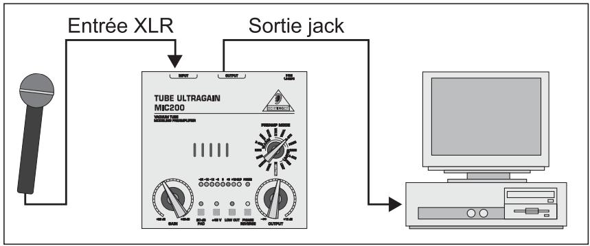 BEHRINGER TUBE ULTRAGAIN MIC200 - Enregistrement sur disque dur en studio ou home studio - 1