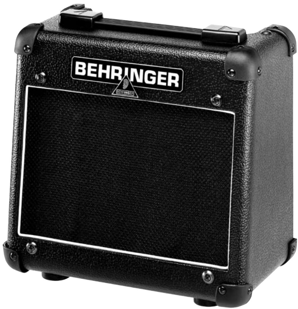 BEHRINGER AC108 - Manuel d'utilisation - 1