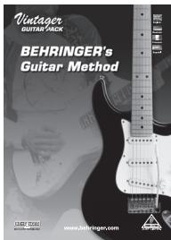 BEHRINGER AC108 GUITARPACK - Contenu du Guitar Pack - 10
