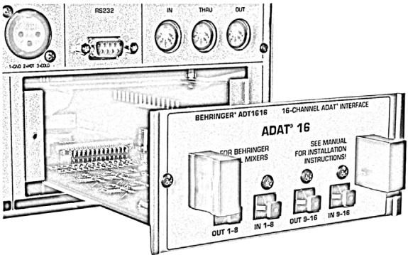 BEHRINGER ADT1616 - Instructions de montage - 4
