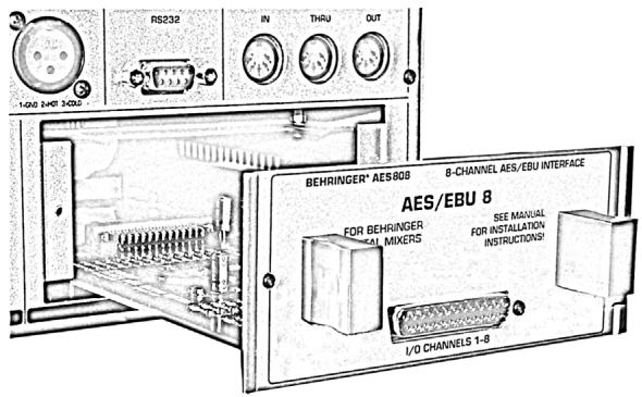 BEHRINGER AES808 - Instructions de montage - 4