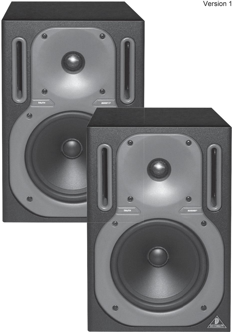 BEHRINGER B2030P - Notice d'utilisation - 1