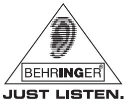BEHRINGER B2031P - Notice d'utilisation - 2