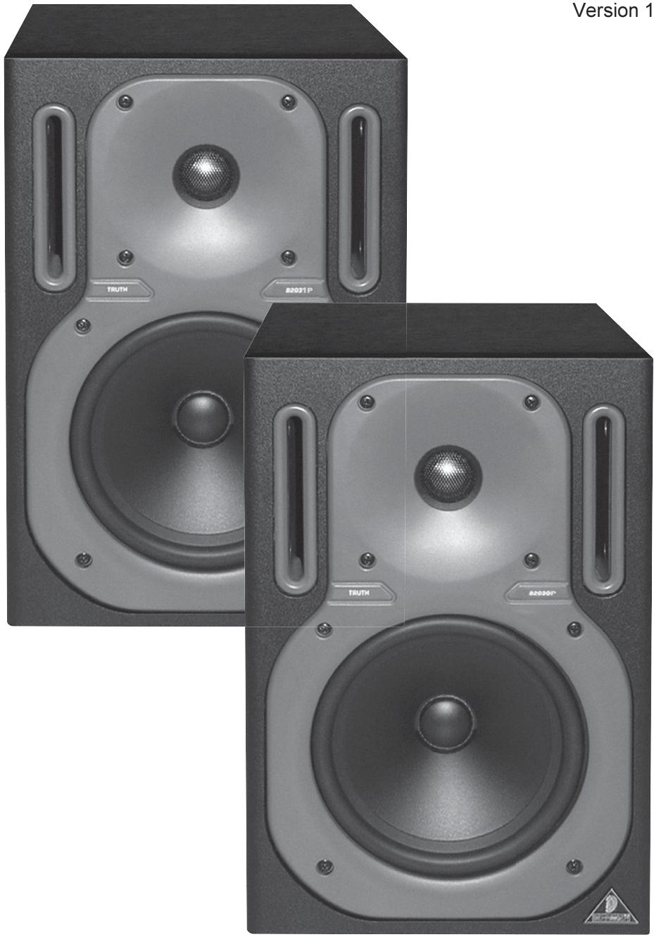 BEHRINGER B2031P - Notice d'utilisation - 1