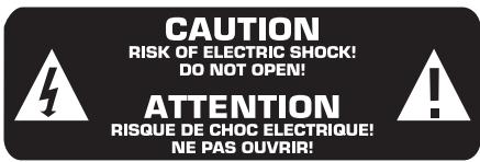 BEHRINGER B212A - Consignes de sécurité - 1