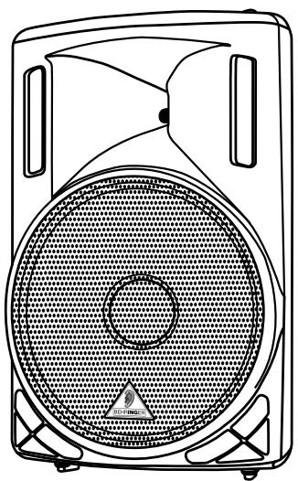 BEHRINGER B212XL - Manuel d'utilisation - 1