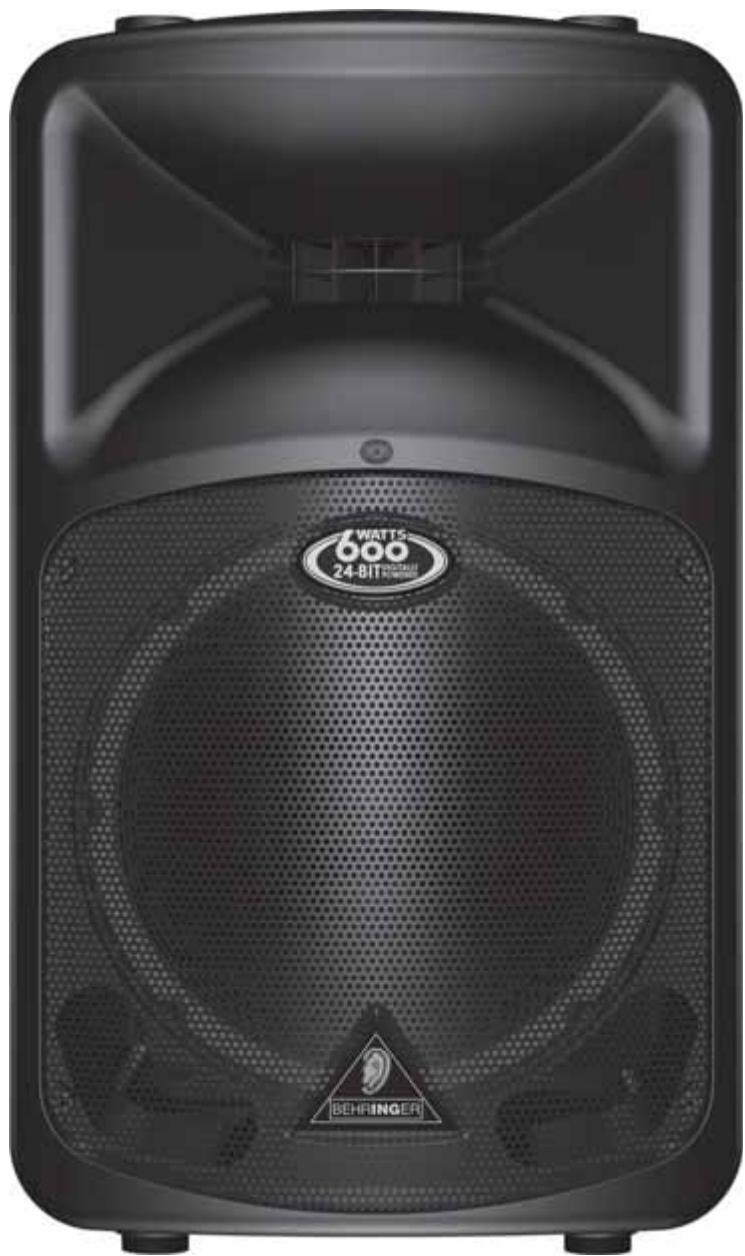 BEHRINGER B512DSP - Manuel d'utilisation - 1
