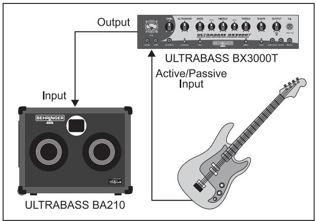BEHRINGER BA210 - EXAMPLES D'UTILISATION - 1