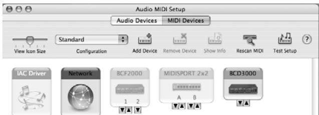 BEHRINGER BCD3000 - Installation du matériel sous MAC OS X - 1
