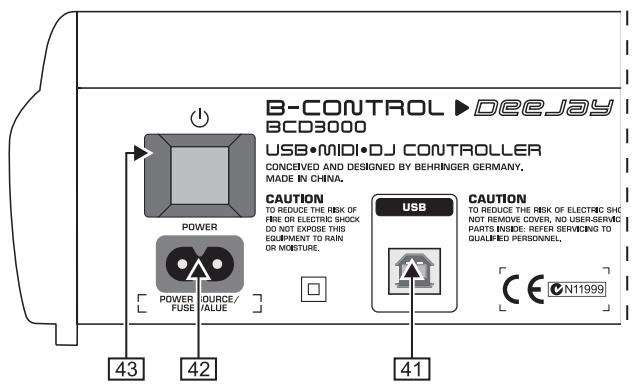 BEHRINGER BCD3000 - Panneau arrête - 2