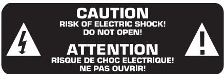 BEHRINGER BCD3000 - CONSIGNES DE SECURITE - 1