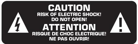 BEHRINGER BCF2000-WH - Consignes de sécurité - 1